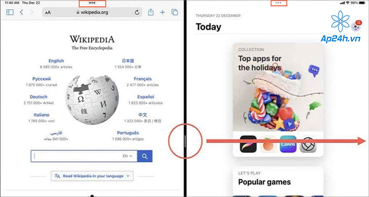  Cách tắt chia đôi màn hình trên iPad