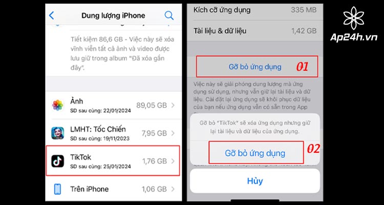 Gỡ bỏ ứng dụng