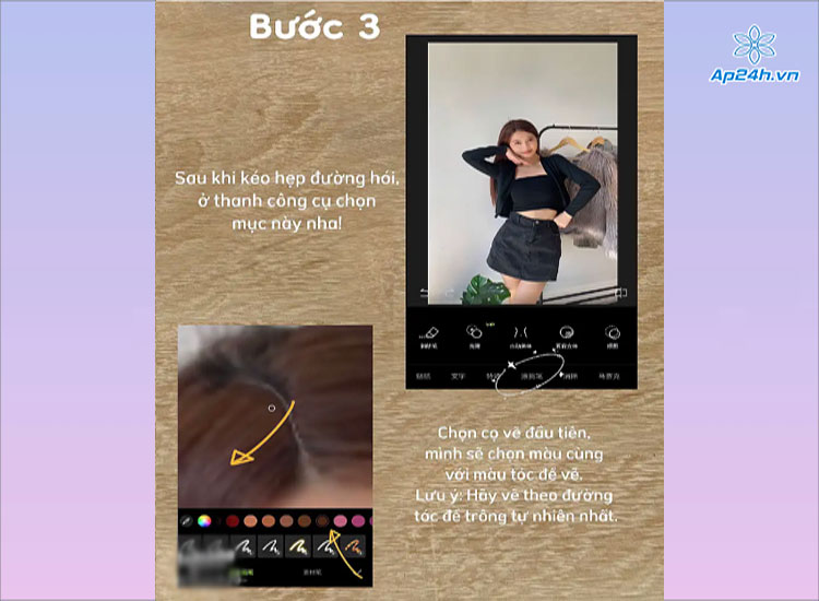 Vẽ đường chân tóc
