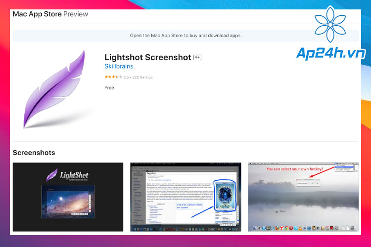 Giao diện của Lightshot
