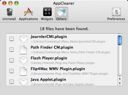 (Ứng dụng dọn dẹp AppCleaner)