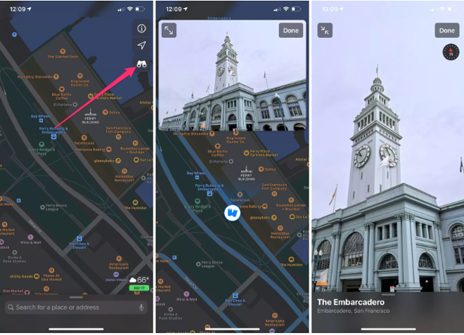 (Sử dụng chức năng Look Around trong Apple Maps)