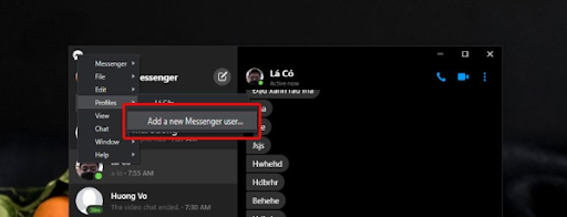 Cửa sổ hiện ra và nhấn chọn Sign in with Facebook