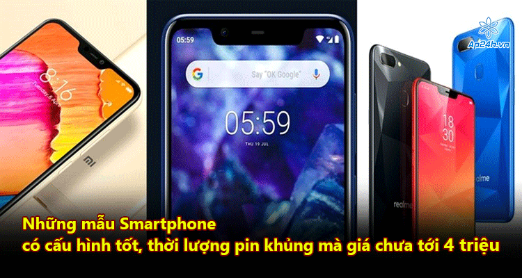 Những mẫu Smartphone có cấu hình tốt, thời lượng pin khủng mà giá chưa tới 4 triệu