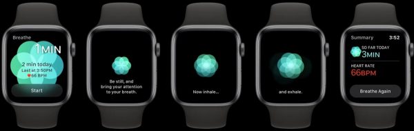 Tổng hợp 4 ứng dụng trên Apple Watch giúp giảm căng thẳng