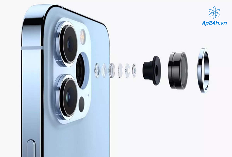 Camera có công nghệ chống rung Sensor Shift độc quyền của Apple