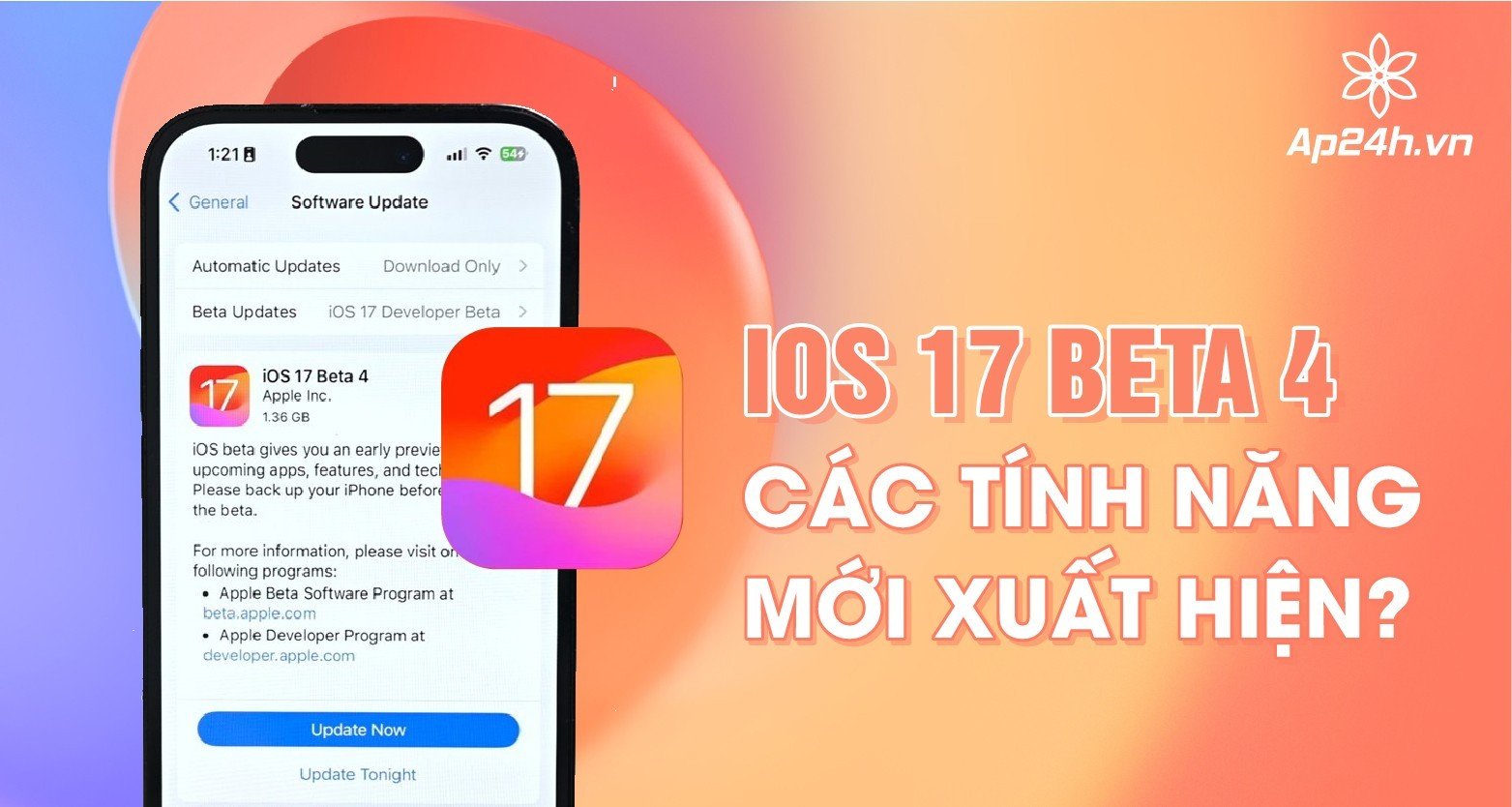 iOS 17 beta 4 - Các tính năng mới xuất hiện