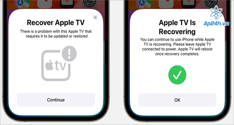  Kết nối iPhone sử dụng iOS 17 với Apple TV