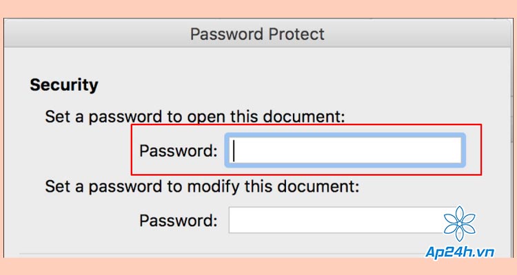 Đặt mật khẩu cho file word