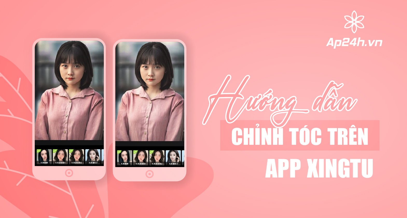 Hướng dẫn cách chỉnh tóc trên App Xingtu