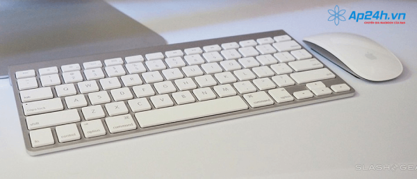 Thay the bàn phím Macbook Air bị liệt bằng bàn phím rời