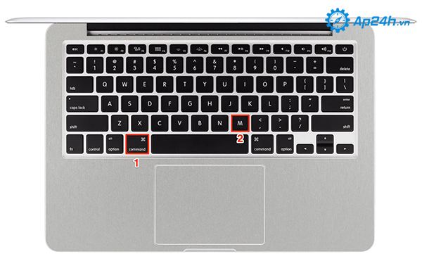 Sử dụng phím tắt Macbook Macbook + M