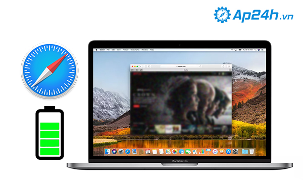 Sử dụng trình duyệt Safari trên Macbook tiết kiệm pin