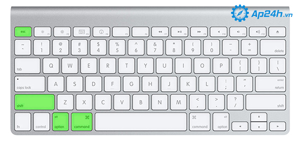 Bạn sử dụng tổ hợp phím để tắt các ứng dụng trên Macbook bị treo